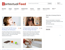 Tablet Screenshot of contextualfeed.com